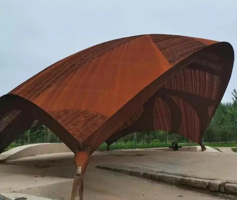 汉中耐候钢幕墙案例